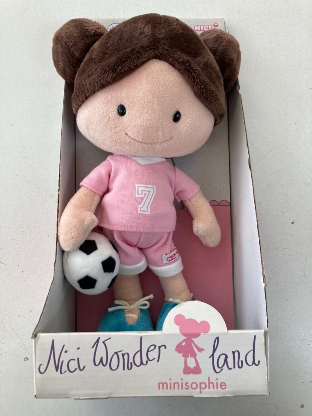 Nici wonderland Soccer player MiniSophie Sophie doll NEW Minilina
